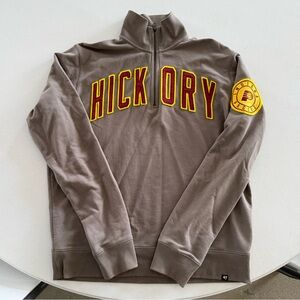47 Men's Hickory Pacers 1/4 zip. Large. Non smoking.
